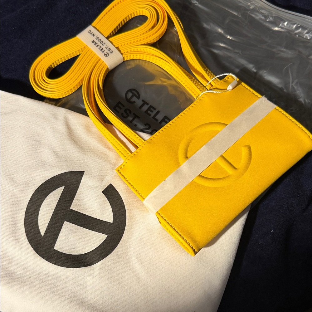 Telfar Bright Yellow Mini Bag